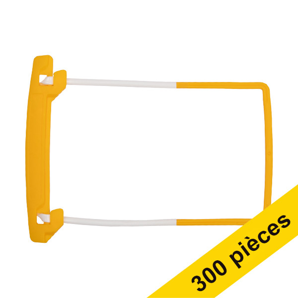 123inkt Offre : 3x 123encre relieurs d'archives (100 pièces) - jaune/blanc  302223 - 1
