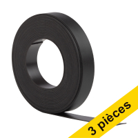 Offre : 3x 123encre ruban magnétique 10 mm x 5 m - noir