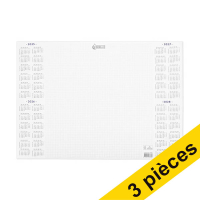 123inkt Offre : 3x 123encre sous-main 50 x 35 cm 2025-2028 (40 feuilles)  390676