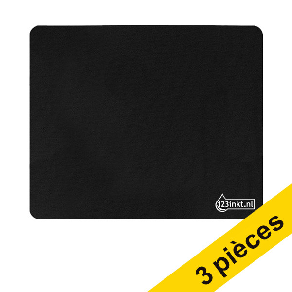 123inkt Offre : 3x 123encre tapis de souris - noir  301217 - 1