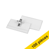 Offre : 4x 123encre badge nominatif avec pince combinée 75 x 40 mm (25 pièces) 303612 - 1