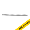 Offre : 4x 123encre peigne de reliure 14 mm (100 pièces) - noir 340065 - 1