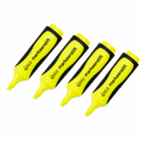 Offre : 4x 123encre surligneur - jaune 338701