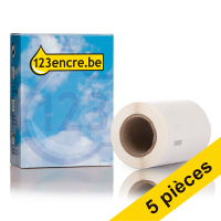 Offre : 5x 123encre LW650XL PRO étiquettes d'expédition durables (102 x 59 mm) 650814