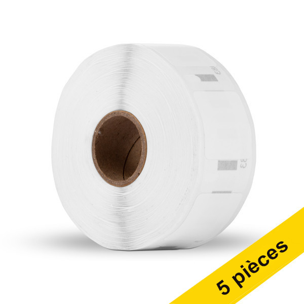 123inkt Offre : 5x 123encre LW650XL PRO 1933083 / 22112286 étiquettes carrées durables  650817 - 1