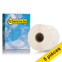 Offre : 5x 123encre LW650XL PRO 1933084 / 2112289 étiquettes multifonctions durables 650815