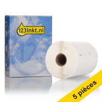 123inkt Offre : 5x 123encre LW650XL PRO 1933086 / 2112287 étiquettes d'expédition DHL et Bpost résistantes extra grandes  650808