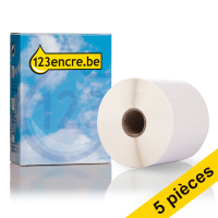 Offre : 5x 123encre LW650 étiquettes d'expédition durables (102 x 59 mm) 650756
