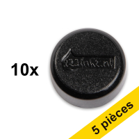 Offre : 5x 123encre aimants 15 mm (10 pièces) - noir