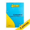 Offre : 5x 123encre bloc de cours A4 quadrillé 5 mm 70 g/m² (100 feuilles)