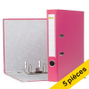 Offre : 5x 123encre classeur A4 en plastique 50 mm - rose