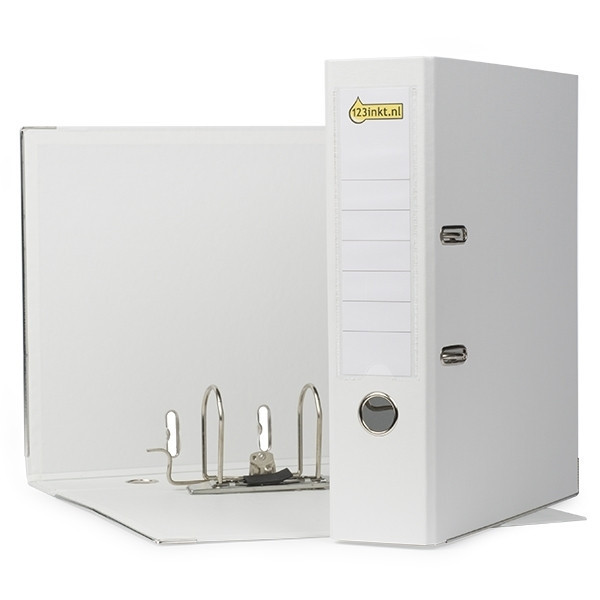 Offre : 5x 123encre classeur A4 plastique 80 mm - blanc 300120 - 3