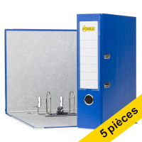 Offre : 5x 123encre classeur A4 polypropylène 80 mm - bleu