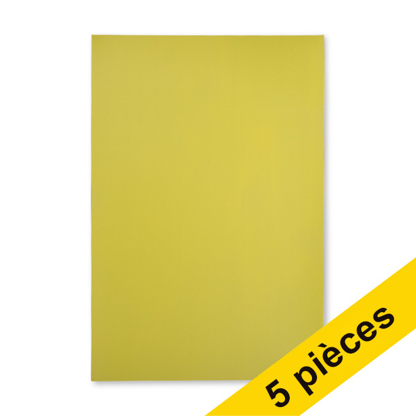 Offre : 5x 123encre feuille magnétique (20 x 30 cm) - jaune/vert 301741 - 1