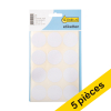 Offre : 5x 123encre pastilles adhésives Ø 32 mm (240 étiquettes) - blanc
