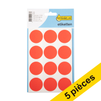 Offre : 5x 123encre pastilles adhésives Ø 32 mm (240 étiquettes) - rouge