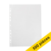 Offre : 5x 123encre pochette perforée transparente A4 11 trous 90 microns (100 pièces) 302438 - 1