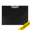 Offre : 5x 123encre porte-bloc A4 horizontal - noir 390649 - 1