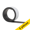 Offre : 5x 123encre ruban magnétique autocollant 2,5 cm x 1 m