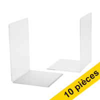 123inkt Offre : 5x 123encre serre-livres acrylique 12 x 12 x 17,5 cm (2 pièces) - transparent  301721