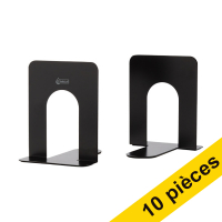 123inkt Offre : 5x 123encre serre-livres en métal 15,2 x 14,5 x 12 cm cm (2 pièces) - noir  301318