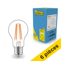 123inkt Offre : 6x 123led E27 ampoule LED à filament poire 7W (60W)  LDR01791
