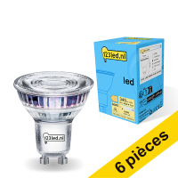 Offre : 6x 123led GU10 spot LED verre 2700K 3,6W (50W)