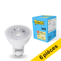 Offre : 6x 123led GU10 spot LED verre 2700K 4,5W (50W)