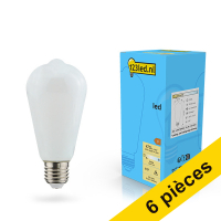 Offre : 6x 123led ampoule LED E27 Edison mate dimmable 4,5w (40w)