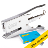 123inkt Offre combinée : 123encre pince agrafeuse pour agrafes 24/6-8 avec 1000 agrafes (45 feuilles)  300651