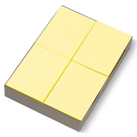 Offre spéciale : 3x 123encre papier d'ordonnance 80 g/m² A6 (2000 feuilles) - jaune