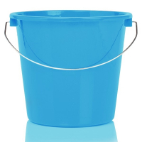 123inkt Seau ménager 5 litres - bleu  SDR00203