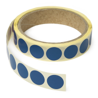 123inkt markeringspunten Ø 18 mm donkerblauw (1.000 etiketten op rol) 300802