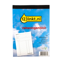 123inkt rekeningenblok zelfkopiërend met copystop (2x 50 vel) 30265C 300091