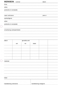 123inkt werkbon zelfkopiërend met copystop (50 vellen) 30245C 300093