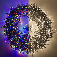 123led éclairage cluster 17,6 mètres 2016 ampoules - multicolore & blanc chaud LDR07305