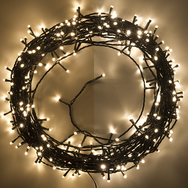 123led éclairage de Noël 27 mètres 320 ampoules - blanc extra chaud & blanc chaud LDR07005 - 1