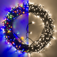 123led éclairage de Noël 57 mètres 720 ampoules - multicolore & blanc chaud LDR07184
