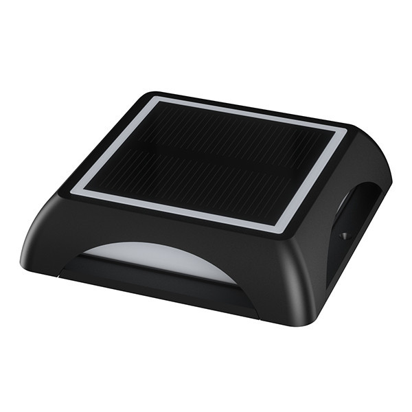 Applique murale / lampe à piquer solaire | Bari | 3000 K | carré | IP65 | noir LDR08729 - 1