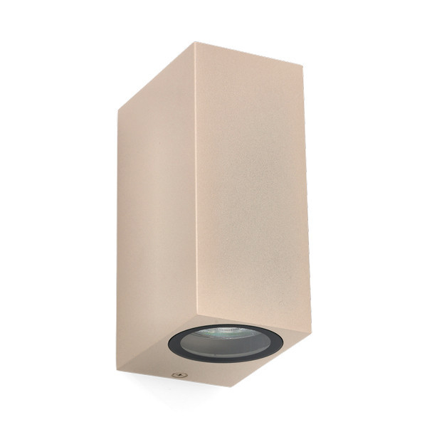 Applique murale extérieure GU10 | Up & Down | San Francisco | IP44 | Couleur sable LDR08844 - 1