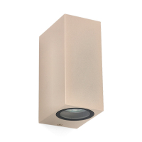 Applique murale extérieure GU10 | Up & Down | San Francisco | IP44 | Couleur sable LDR08844