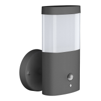 Applique murale extérieure avec capteur 4 en 1 | Turijn | 3000 K | 1000 lumens | gris foncé LDR08736