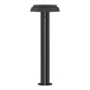 Borne lumineuse solaire avec détecteur | Palermo | 1800-2700-3000K | IP44 | noir LDR08735 - 1
