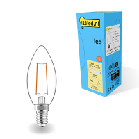 123led E14 ampoule LED à filament bougie dimmable 2,5W (25W) LDR01880