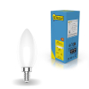 123led E14 ampoule LED à filament bougie mate dimmable 4,5W (40W) LDR01866 - 1