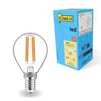 123led E14 ampoule LED à filament sphérique dimmable 2700K 4,5W (40W) LDR01894
