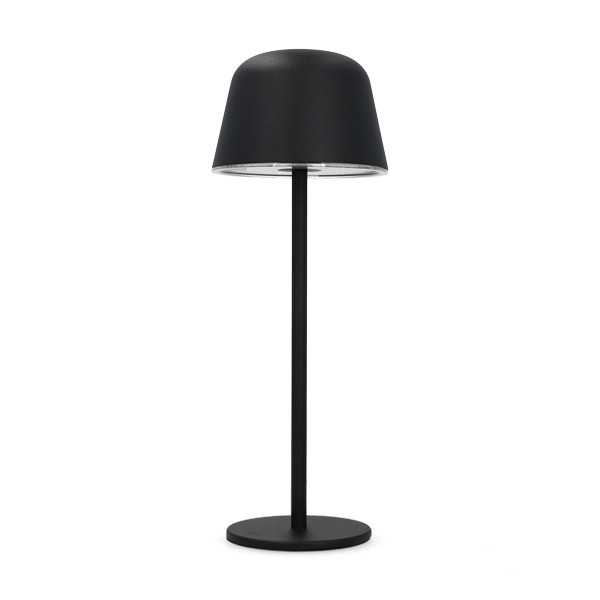 Lampe de table rechargeable 30 cm | Atlanta | 2700-3000-4000K | Dimmable | IP54 | Noir | 2,5W LDR08852 - 1