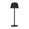 Lampe de table rechargeable 30 cm | Atlanta | 2700-3000-4000K | Dimmable | IP54 | Noir | 2,5W LDR08852 - 1