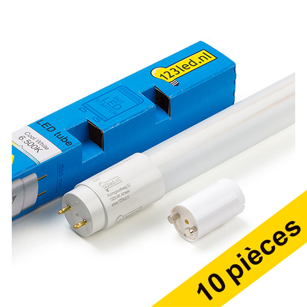 Offre: 10x 123led T8 tube fluorescent 90 cm | 6500K | 1700 lumens (11,5 W) LDR08607 - 1