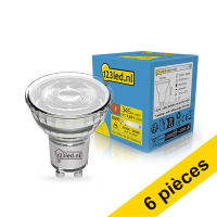 Offre : 6 spots LED GU10 123led Dim to Warm 2 200-2 700 K dimmable 3,8 W (50 W) LDR02289